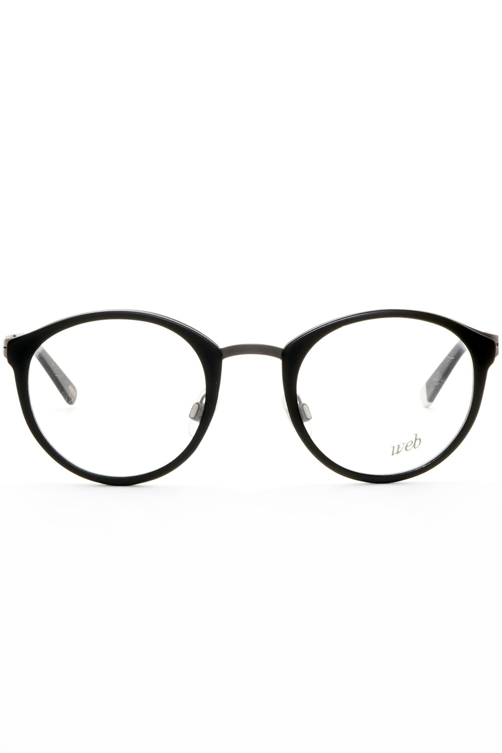 Web - Occhiali da vista combinati tondi unisex nero - WE5193 013