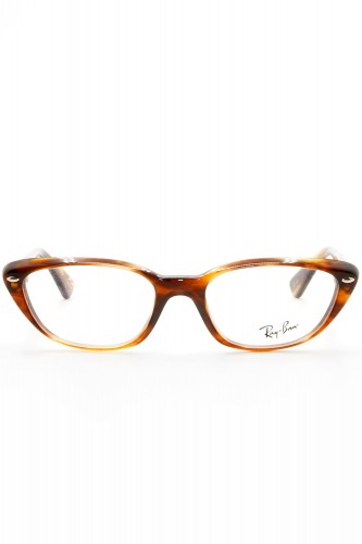 Ray-Ban - Occhiali da vista in celluloide rettangolari per donna tartarugato - 2