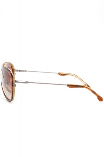 Web - Occhiali da sole combinati a goccia per uomo tartarugato - WE58 56F