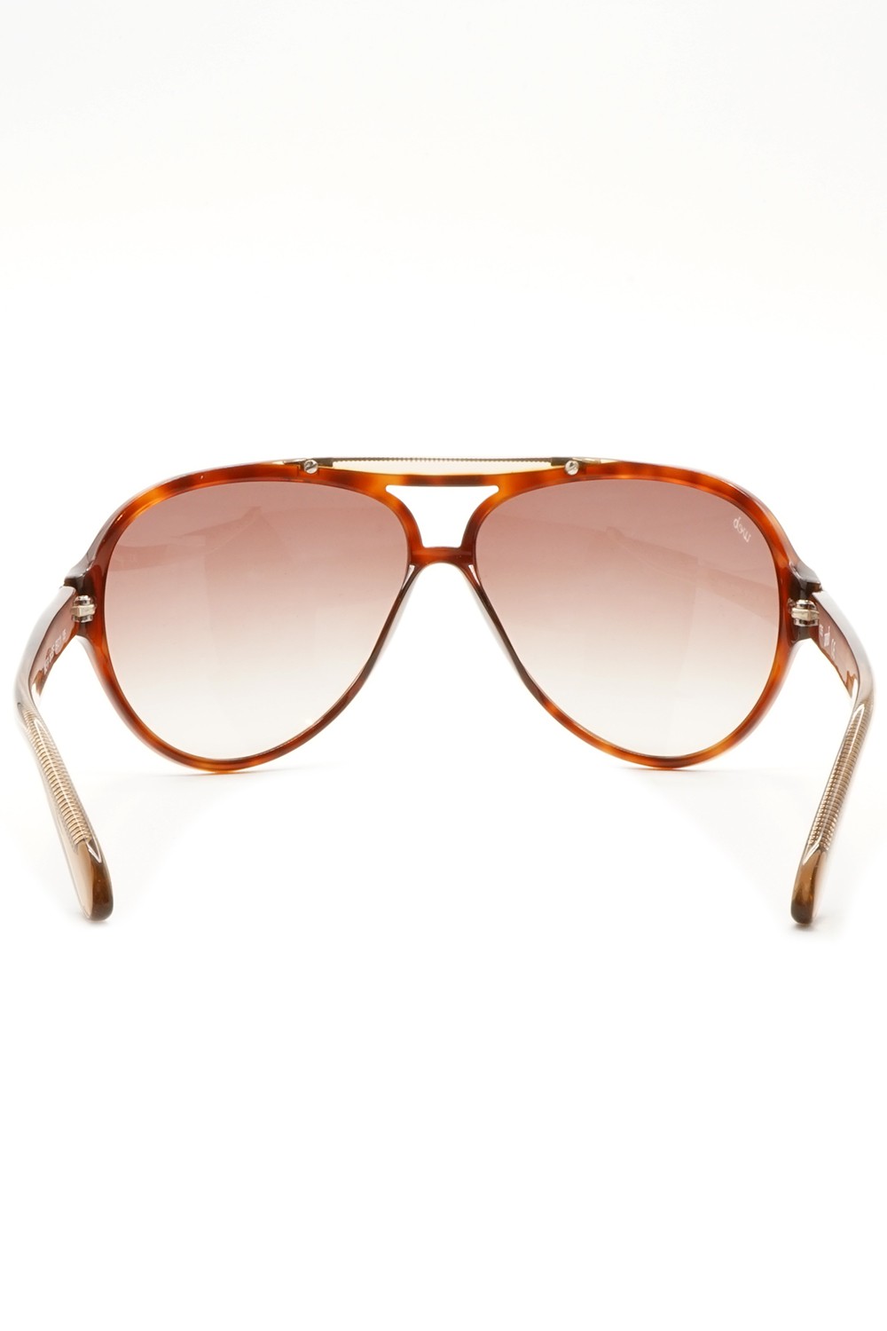 Web - Occhiali da sole in celluloide a goccia per uomo tartarugato - WE61 53F