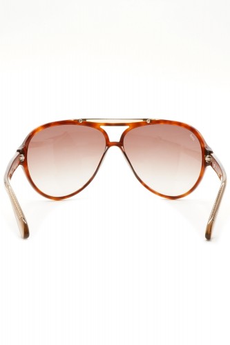 Web - Occhiali da sole in celluloide a goccia per uomo tartarugato - WE61 53F