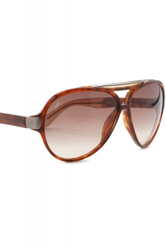 Web - Occhiali da sole in celluloide a goccia per uomo tartarugato - WE61 53F