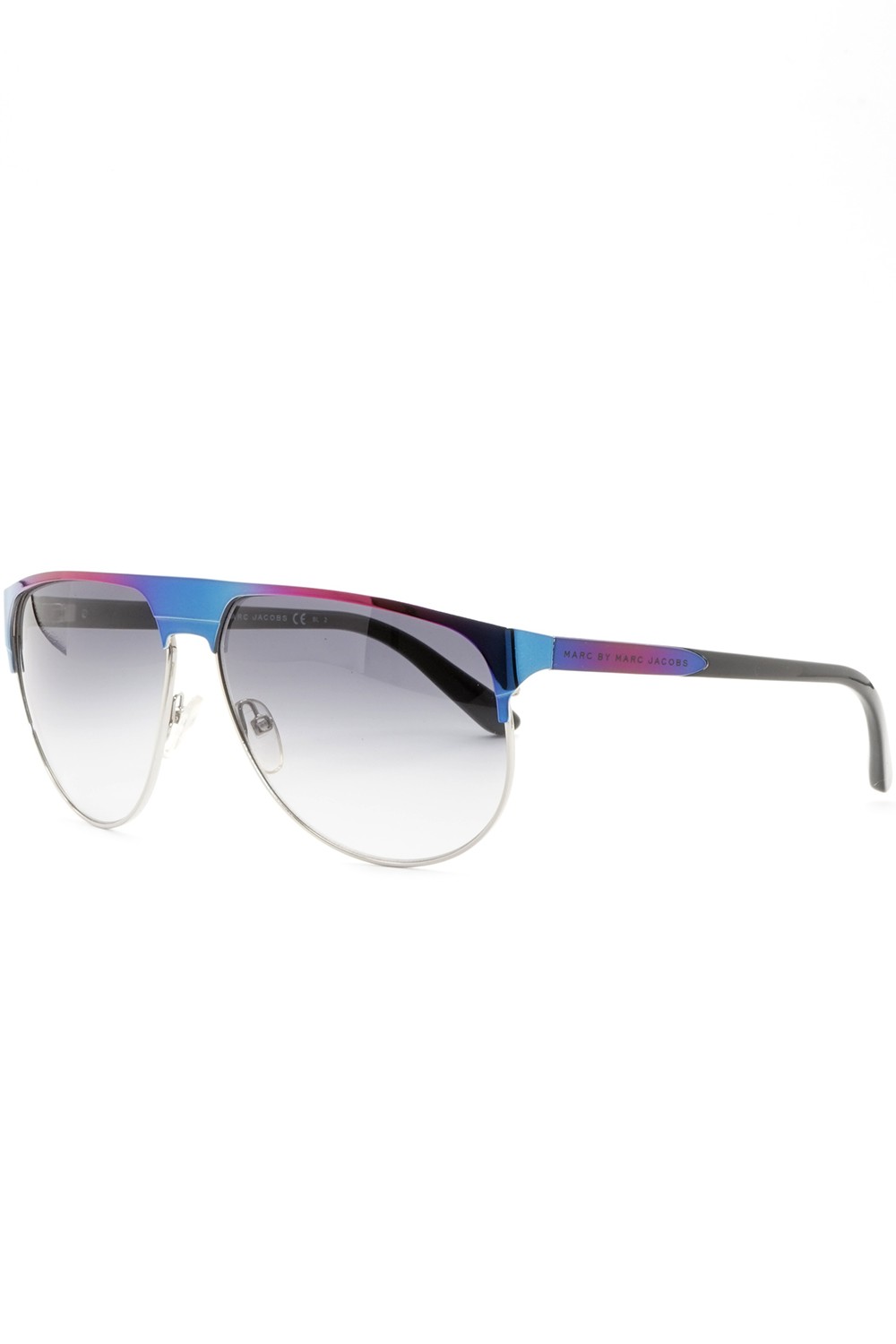 Marc Jacobs - Occhiali da sole in metallo a goccia unisex blu - MJJ327/S Y2DJJ