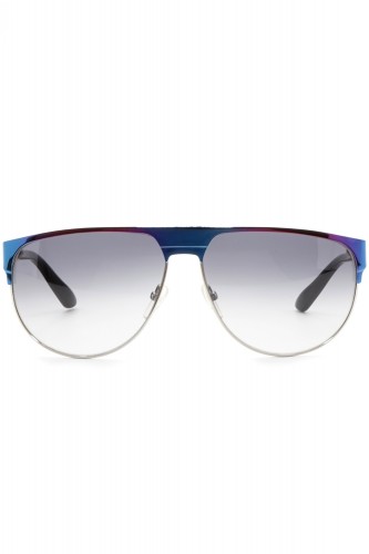 Marc Jacobs - Occhiali da sole in metallo a goccia unisex blu - MJJ327/S Y2DJJ