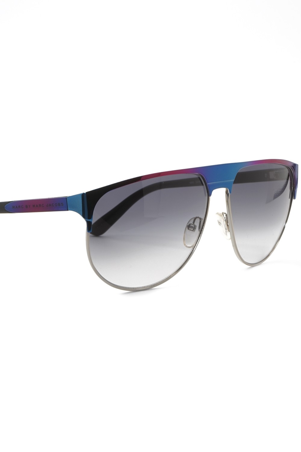 Marc Jacobs - Occhiali da sole in metallo a goccia unisex blu - MJJ327/S Y2DJJ