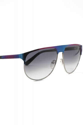 Marc Jacobs - Occhiali da sole in metallo a goccia unisex blu - MJJ327/S Y2DJJ