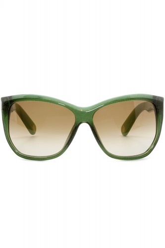 Marc Jacobs - Occhiali da sole in celluloide squadrati per donna verde -