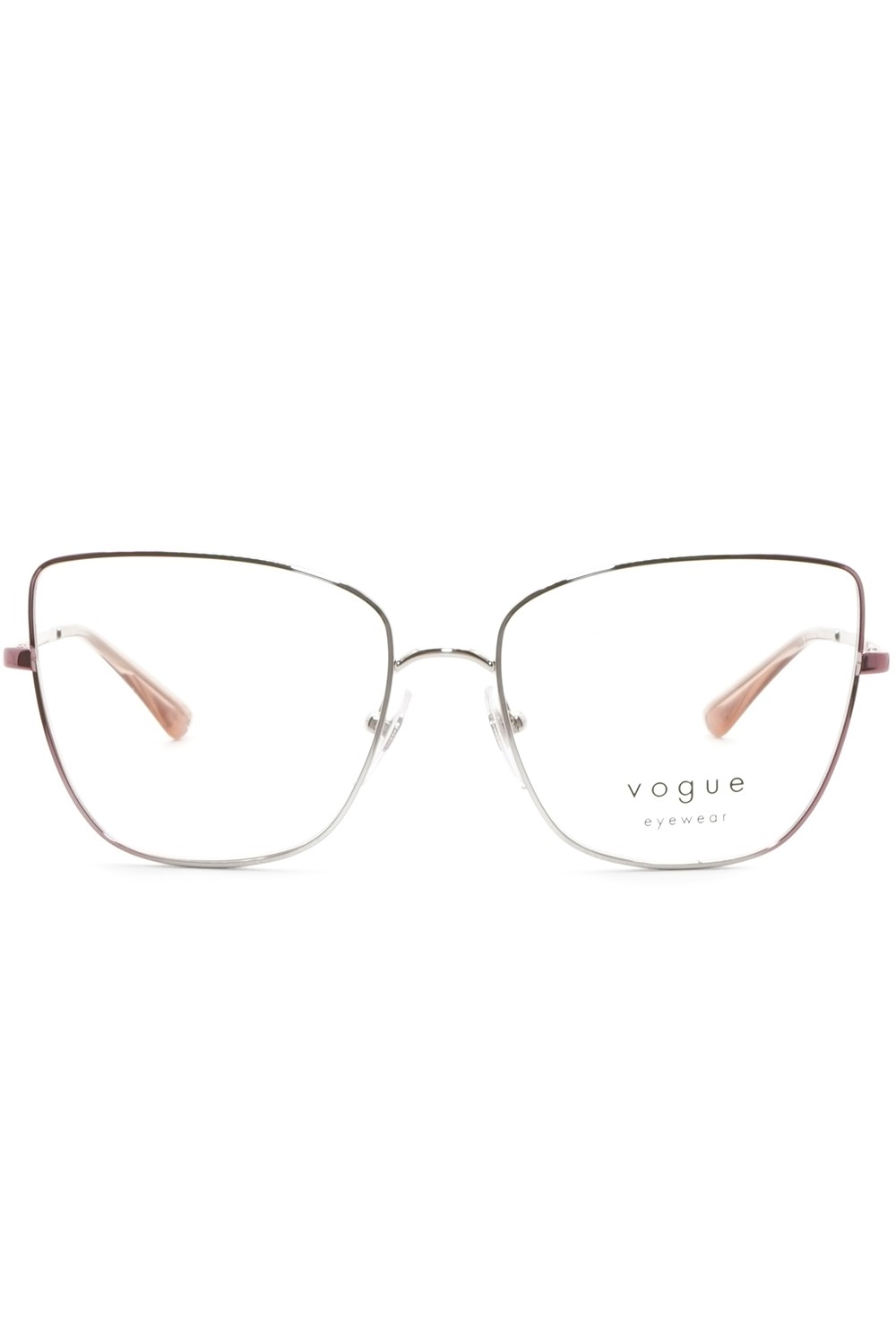 Vogue - Occhiali da vista in metallo squadrati per donna argento - VO4225 5156