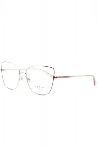 Vogue - Occhiali da vista in metallo squadrati per donna argento - VO4225 5156