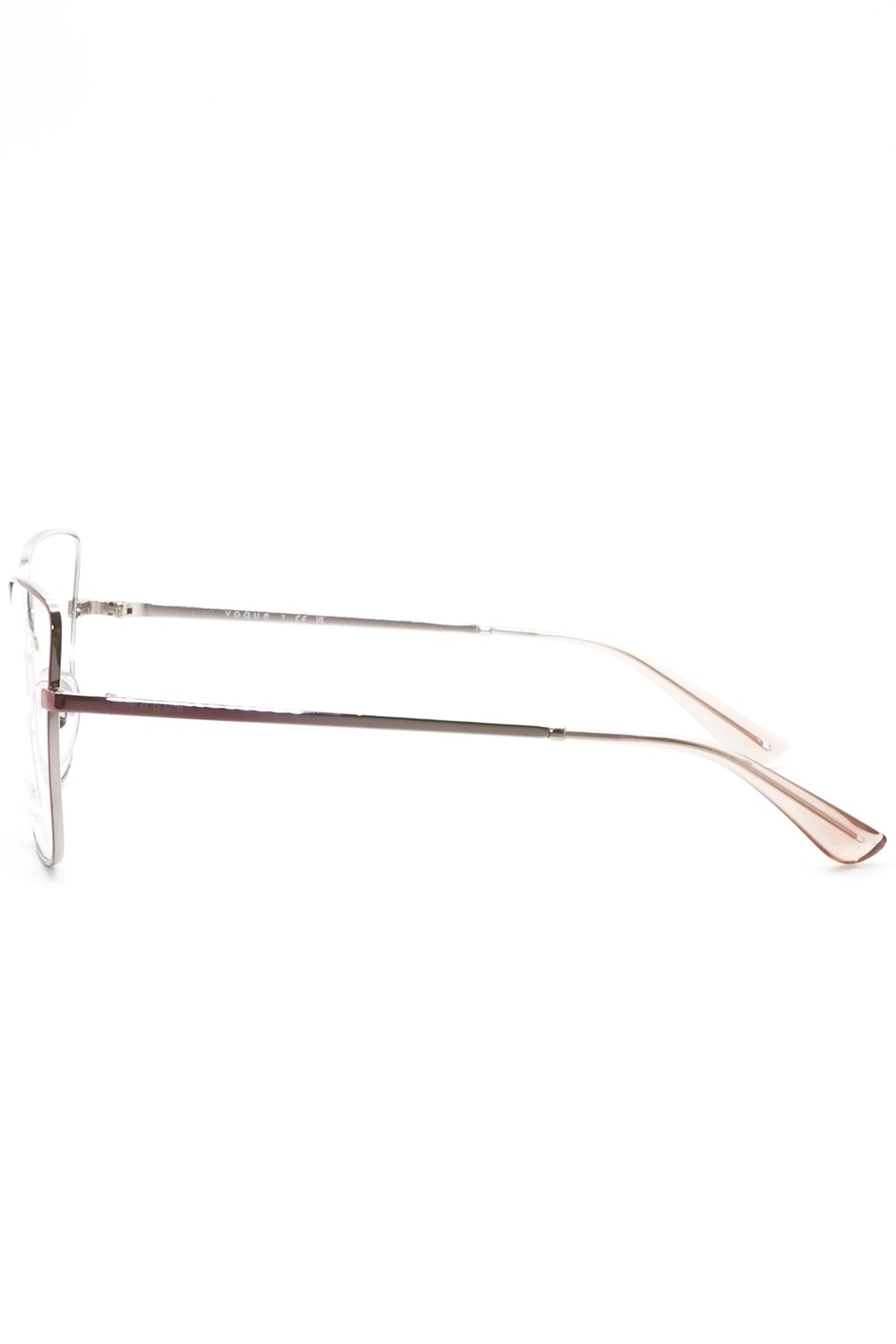 Vogue - Occhiali da vista in metallo squadrati per donna argento - VO4225 5156