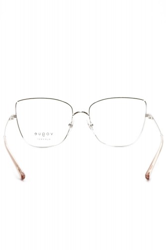 Vogue - Occhiali da vista in metallo squadrati per donna argento - VO4225 5156