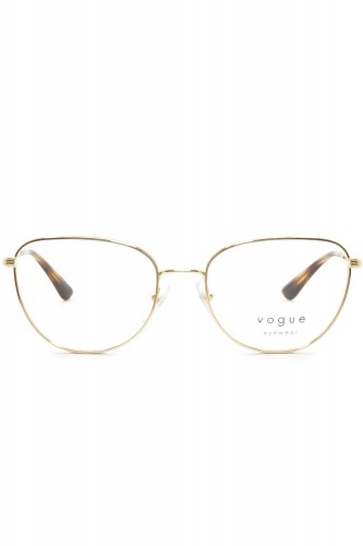 Vogue - Occhiali da vista in metallo cat eye per donna oro - VO4229 280