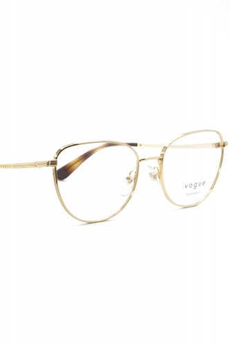 Vogue - Occhiali da vista in metallo cat eye per donna oro - VO4229 280