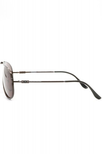 Yves Saint Laurent - Occhiali da sole in metallo a goccia unisex marrone -