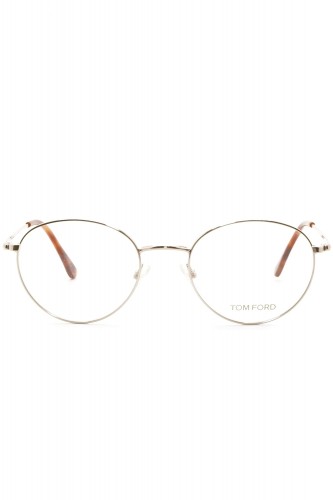 Tom Ford - Occhiali da vista in metallo tondi unisex oro - TF5500 028