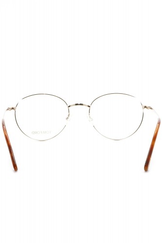 Tom Ford - Occhiali da vista in metallo tondi unisex oro - TF5500 028