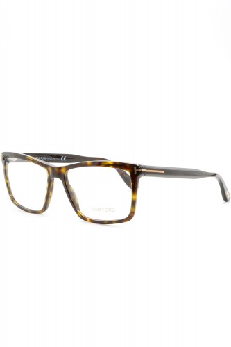 Tom Ford - Occhiali da vista in celluloide rettangolari unisex tartarugato -