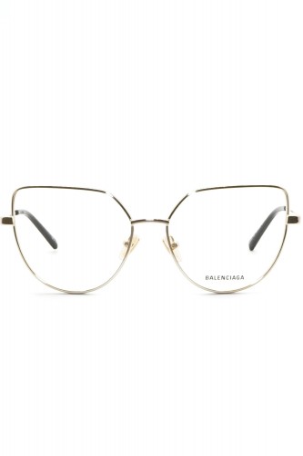 Balenciaga - Occhiali da vista in metallo cat eye per donna oro - BB0197O 002 2