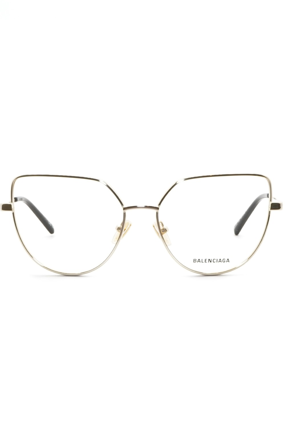 Balenciaga - Occhiali da vista in metallo cat eye per donna oro - BB0197O 002