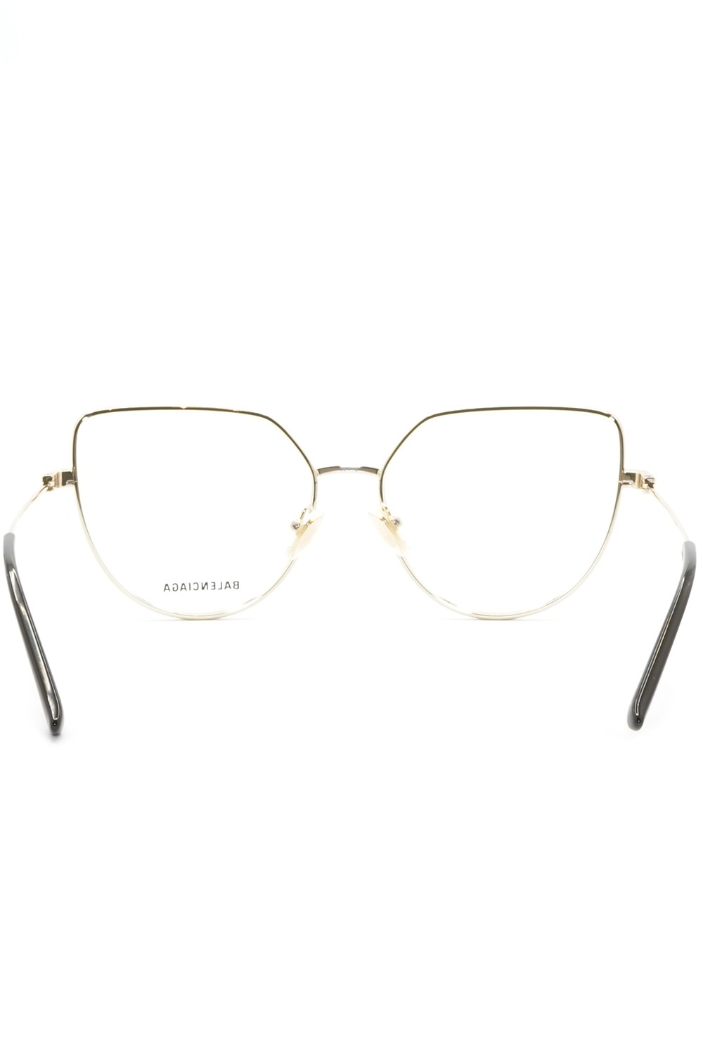 Balenciaga - Occhiali da vista in metallo cat eye per donna oro - BB0197O 002