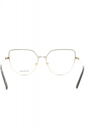 Balenciaga - Occhiali da vista in metallo cat eye per donna oro - BB0197O 002