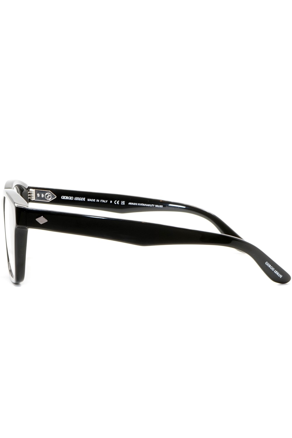 Giorgio Armani - Occhiali da vista in celluloide squadrati unisex nero - AR7229