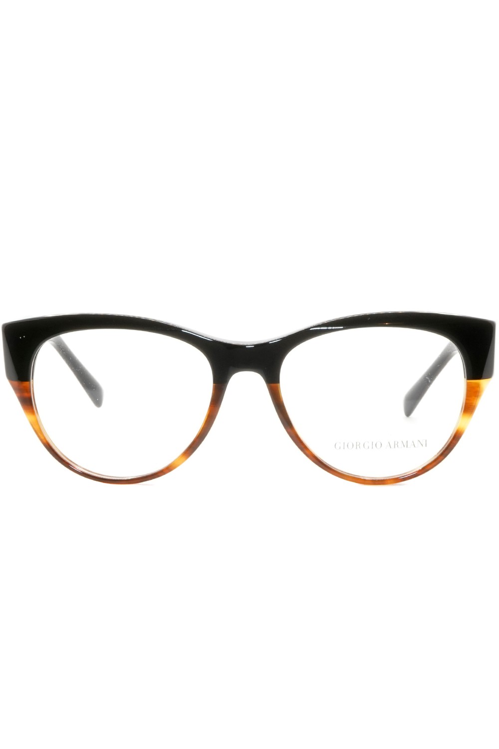 Giorgio Armani - Occhiali da vista in celluloide tondi per donna nero - AR7222