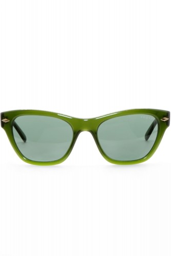 Vogue - Occhiali da sole in celluloide cat eye per donna verde - VO5445S 300371 2
