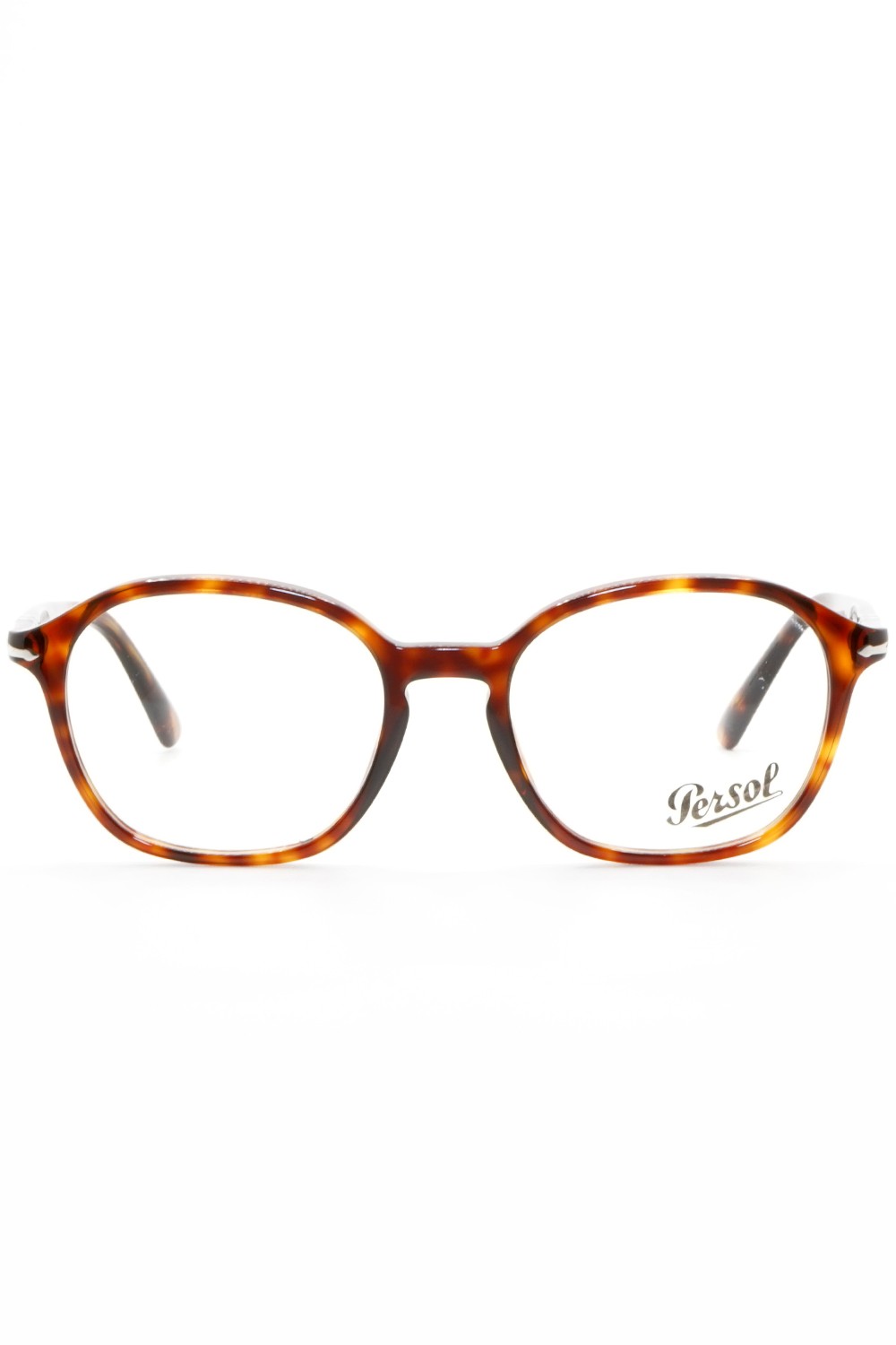 Persol - Occhiali da vista in celluloide tondi unisex tartarugato - 3296V 24