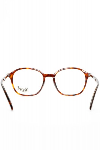 Persol - Occhiali da vista in celluloide tondi unisex tartarugato - 3296V 24