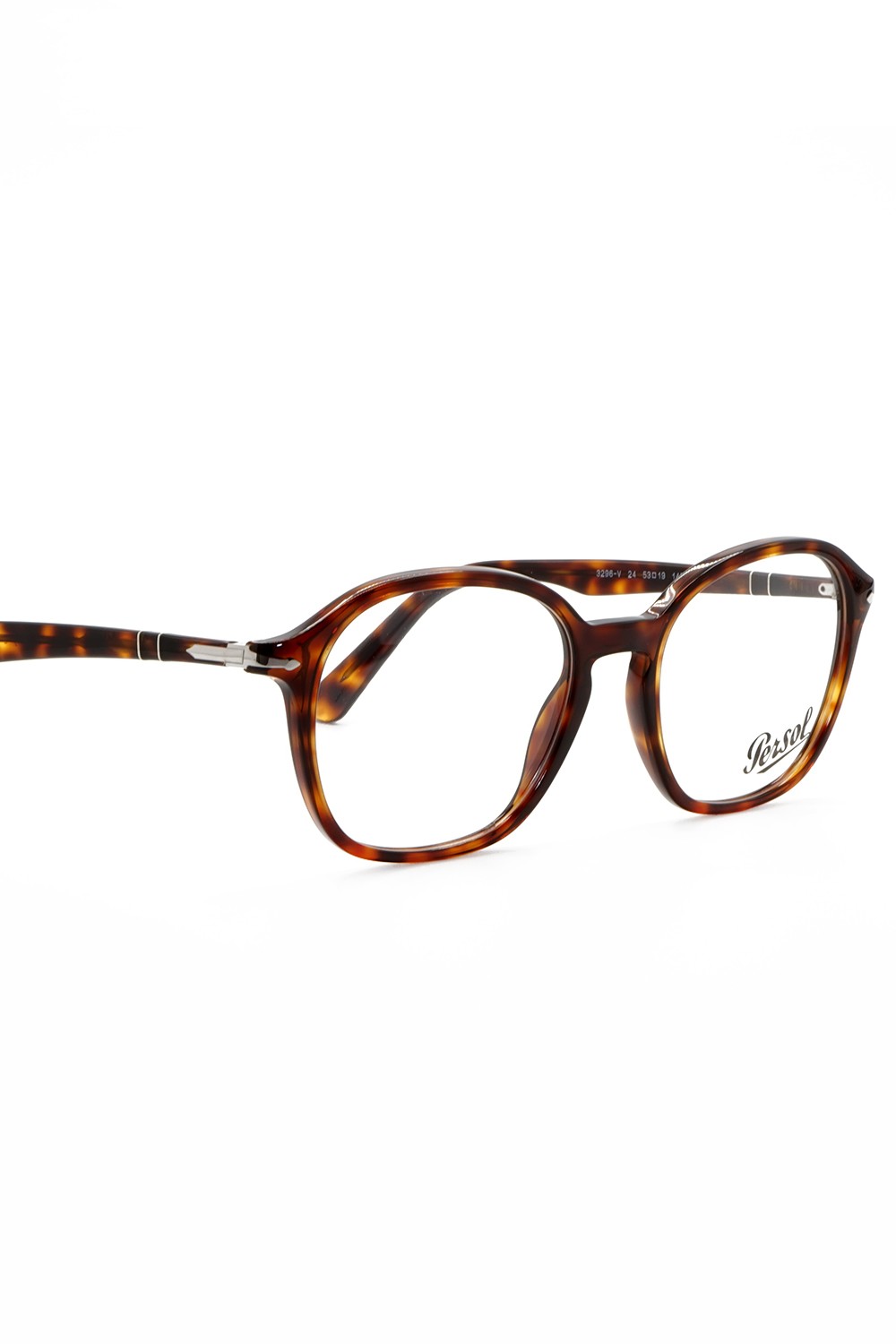 Persol - Occhiali da vista in celluloide tondi unisex tartarugato - 3296V 24