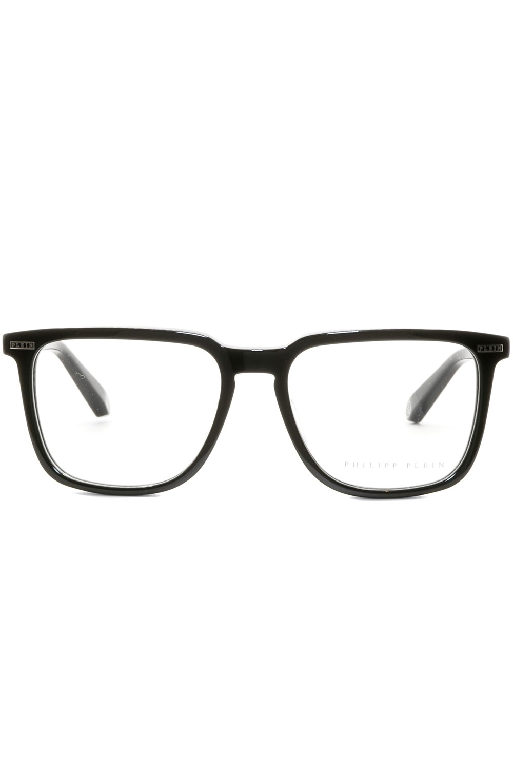 Philipp Plein - Occhiali da vista in celluloide squadrati unisex nero - VPP058