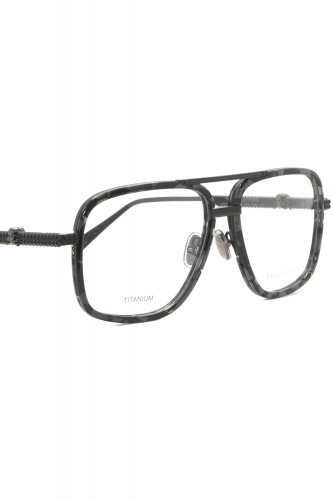 Philipp Plein - Occhiali da vista combinati squadrati unisex camouflage -