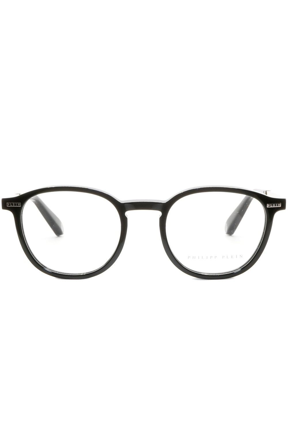 Philipp Plein - Occhiali da vista in celluloide tondi unisex nero - VPP057 0700