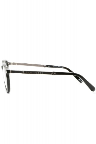 Philipp Plein - Occhiali da vista in celluloide tondi unisex nero - VPP057 0700