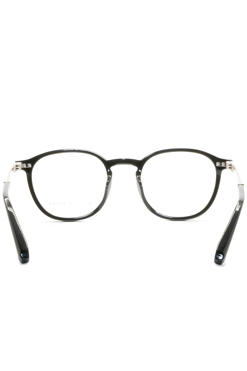 Philipp Plein - Occhiali da vista in celluloide tondi unisex nero - VPP057 0700