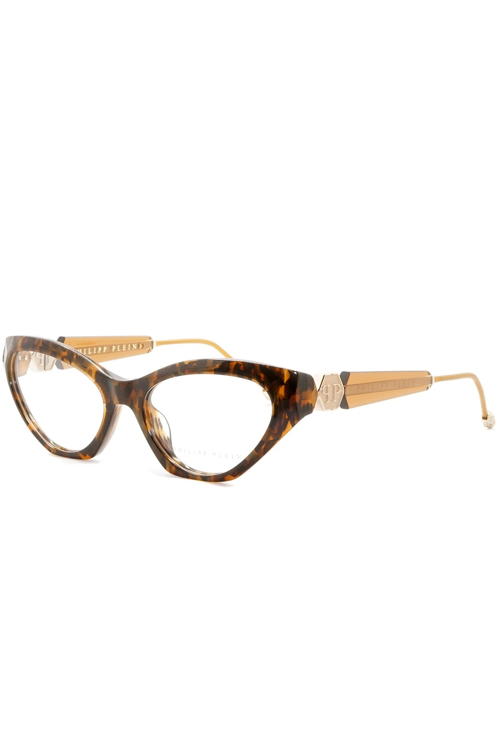 Philipp Plein Occhiali da vista in celluloide cat eye per donna