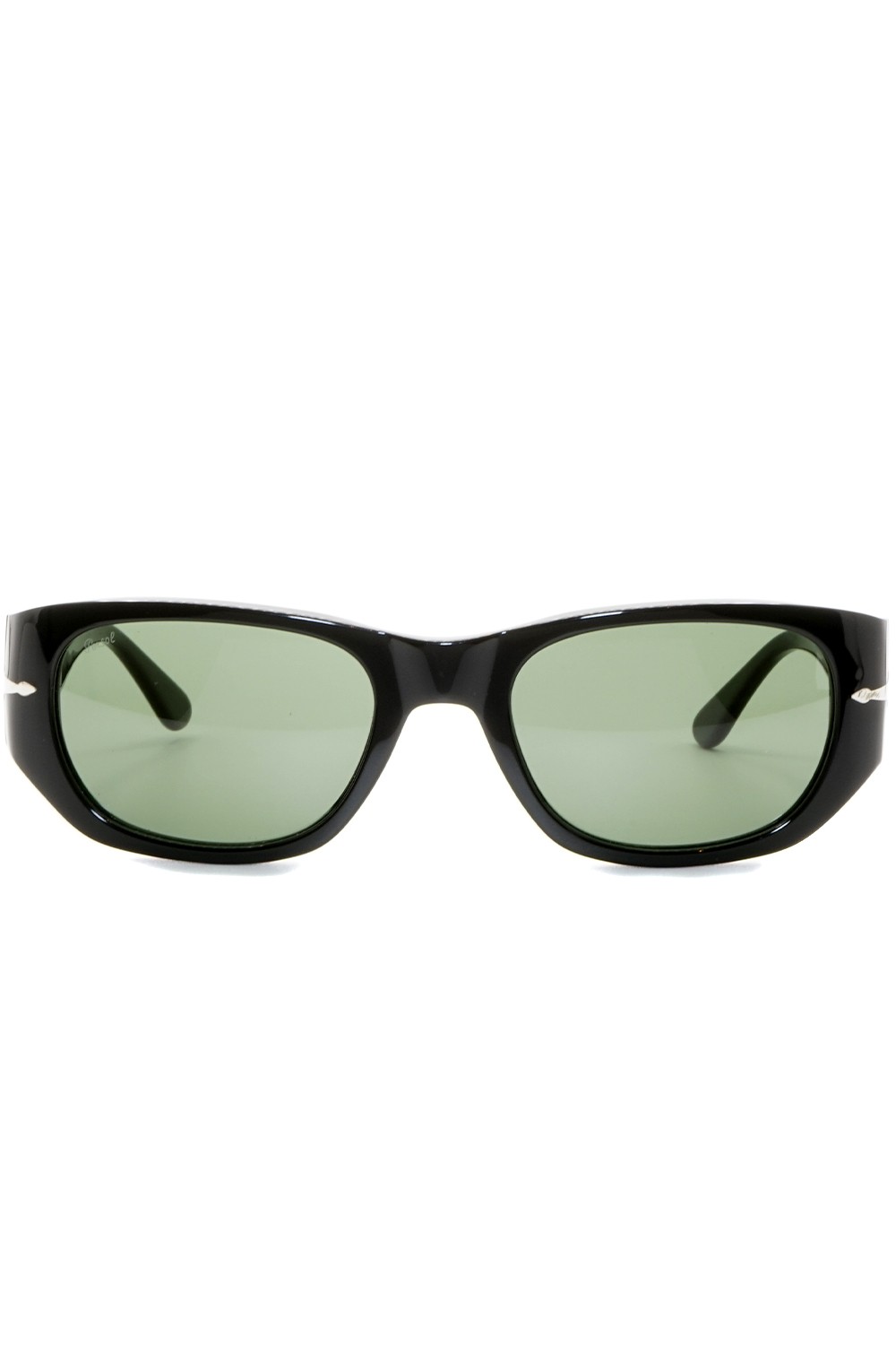 Persol - Occhiali da sole in celluloide rettangolari unisex nero - 3307S 95/31