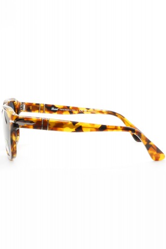 Persol - Occhiali da sole in celluloide squadrati unisex tartarugato - 3305S