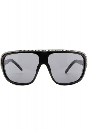 Valentino - Occhiali da sole in celluloide squadrati per donna nero - 5488/S 2