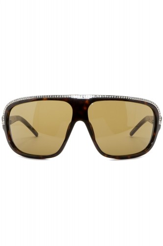 Valentino - Occhiali da sole in celluloide squadrati per donna tartarugato -