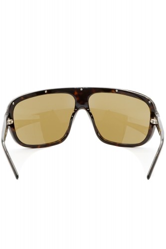 Valentino - Occhiali da sole in celluloide squadrati per donna tartarugato -