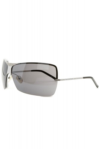 Valentino - Occhiali da sole in metallo avvolgenti per donna argento - 5492/S