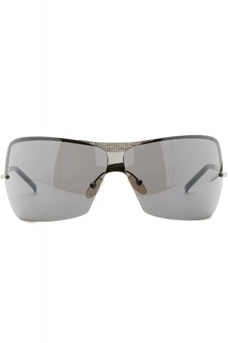 Valentino - Occhiali da sole in metallo avvolgenti per donna argento - 5492/S 2