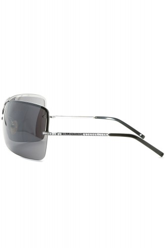 Valentino - Occhiali da sole in metallo avvolgenti per donna argento - 5492/S