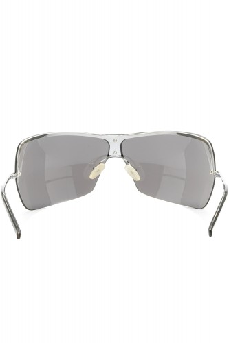 Valentino - Occhiali da sole in metallo avvolgenti per donna argento - 5492/S