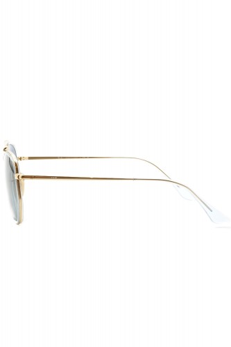 Ray-Ban - Occhiali da sole in metallo squadrati unisex oro - RB3648M 9123/3M