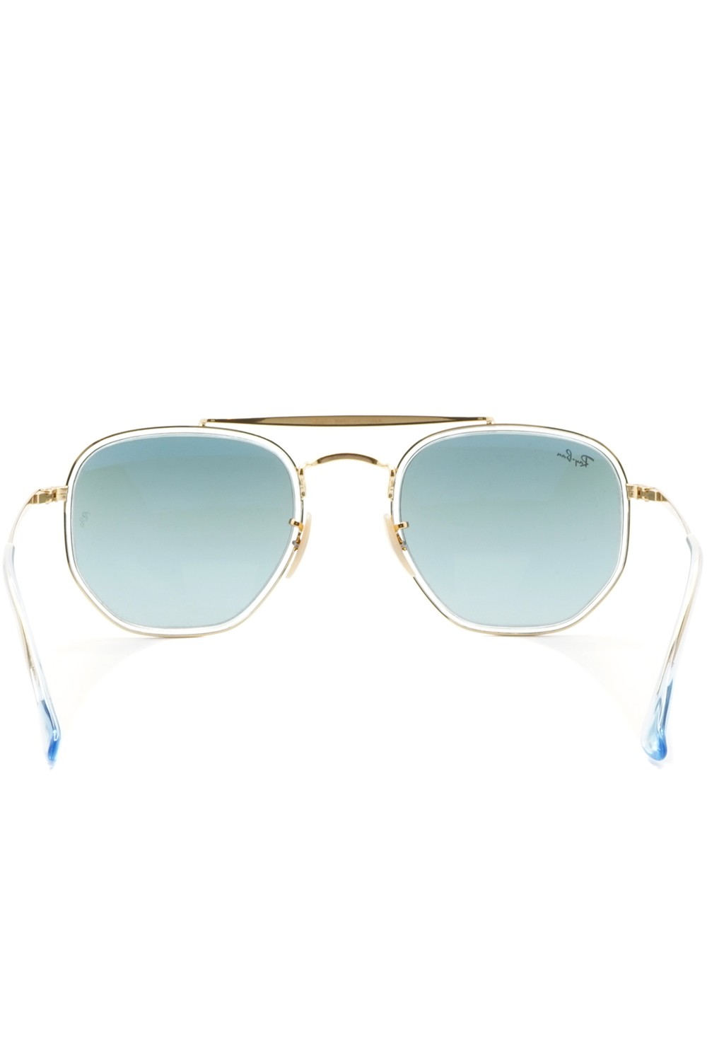 Ray-Ban - Occhiali da sole in metallo squadrati unisex oro - RB3648M 9123/3M