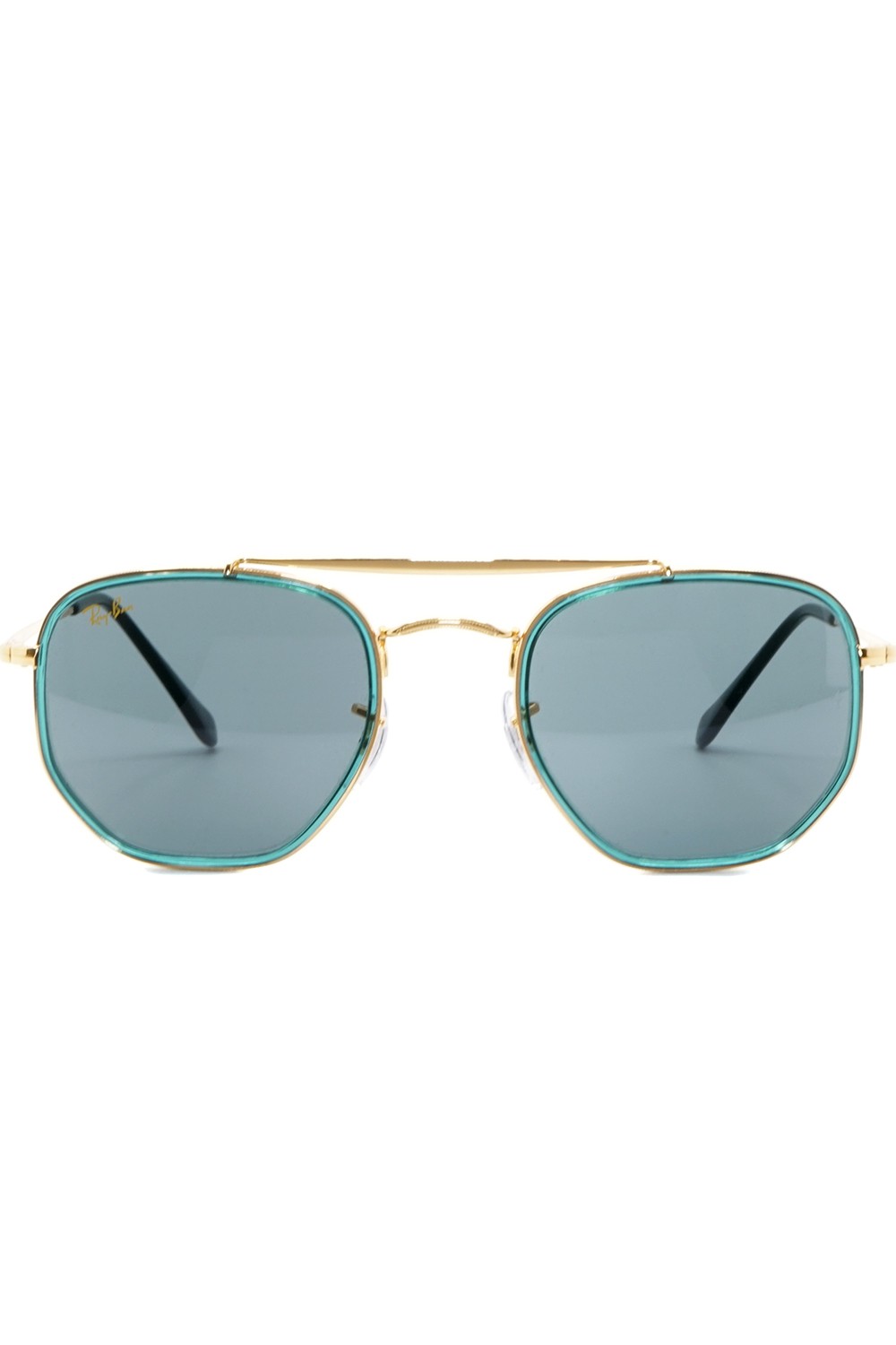 Ray-Ban - Occhiali da sole in metallo squadrati unisex oro - RB3648M 9241/R5