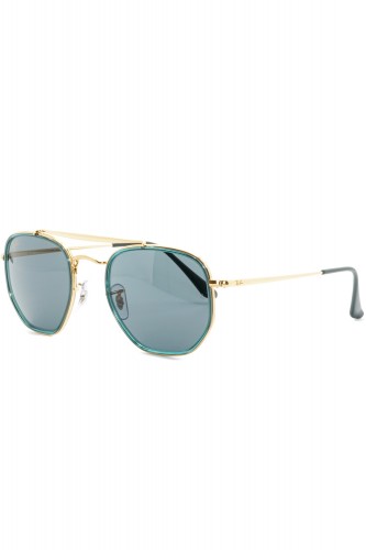 Ray-Ban - Occhiali da sole in metallo squadrati unisex oro - RB3648M 9241/R5